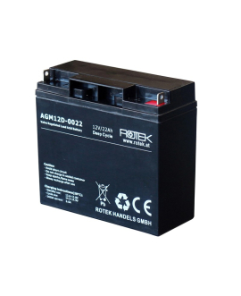 Baterie 12V/22Ah AGM12D-0022 DEEP CYCLE